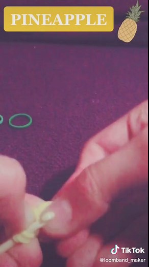 Pine-apple tutorial !!! #pineapple#loombands#tutorial