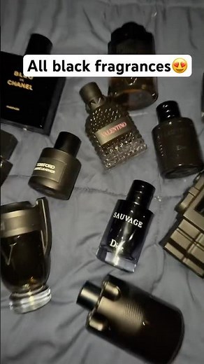 Black fragrance bottles #cologne #fragrance #perfume #viral