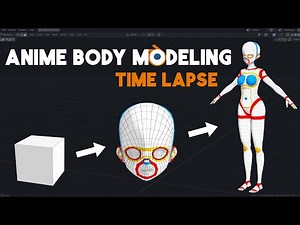 Anime girl body Timelapse in 𝓑𝓵𝓮𝓷𝓭𝓮𝓻