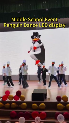 Penguin Dance LED Display Showcase