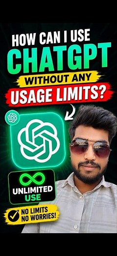How can i use chatgpt without any usage limits? #chatgpt #uses #unlimited #subscribe #free #shorts