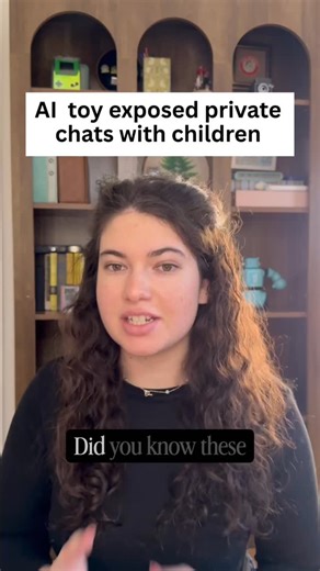 Mia 👩🏻‍💻 web dev & software on Instagram: "These stuffed animals with MICROPHONES were collecting and exposing children’s data. Security researcher Joseph Thacker, with help from Joel (teknogeek), discovered that Bondu’s AI toy control pannel could be accessed by anyone with a Google account due to serious security flaws, including an IDOR (Insecure Direct Object Reference) vulnerability. This meant access to children’s conversation transcripts, personal profiles, family details, and more. To