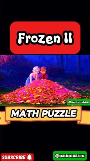 Anna and Elsa Collected Enchanted Leaves Math Challenge!