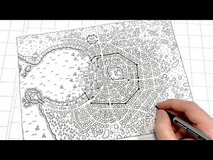 How to Draw Your Own D&D City Map!!!