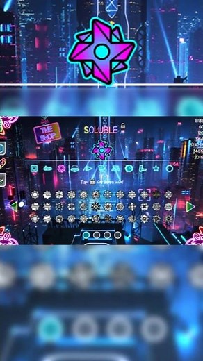 TEXTURE PACK NEON DE RIOT ICONS MIX PARA GEOMETRY DASH 2.2 | #Shorts #GeometryDash #gd #geometrydash