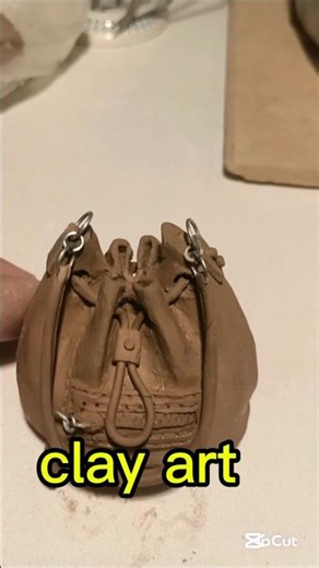 Amazing Clay Bag Sculpture. clay art, miniature sculpture.