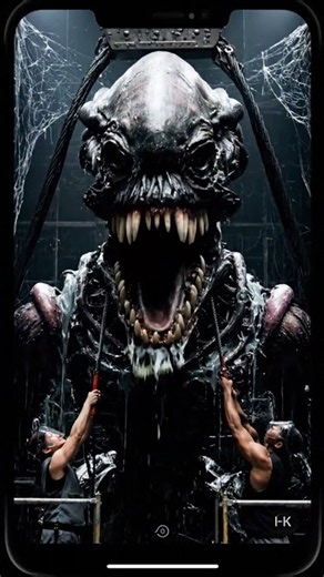 Building a Real Life Alien Monster! 😱 #shorts