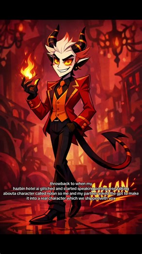Nolan is a goated character ngl #fyp #hazbinhotel #nolan #ai #glitch