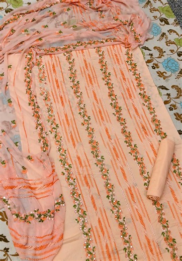 Gul Ahmed Pure Lawn 3-Piece Suit with Tarkashi