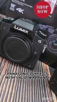 Panasonic LUMIX G7 4K Mirrorless Camera | Lightweight & Powerful...#LumixG7 #PanasonicG7 #LumixIndia
