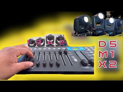 How to Make Circular Robotic Movements in DMX 512 | Step by Step ✅