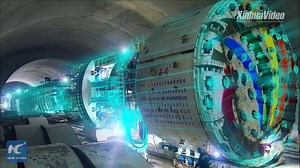 292K views · 1.8K shares | Largest of its kind in China! A domestically-made tunnel boring machine is being employed to drill Asia's longest railway tunnel. | China Xinhua News | Facebook