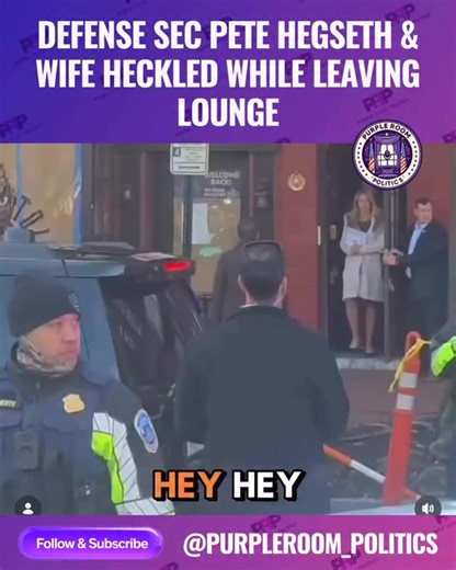 DaMon Cortez on Instagram: "🎥: @dawokefarmer U.S. Defense Secretary Pete Hegseth and his wife, Jennifer Rauchet, were reportedly heckled as they left the Capitol Lounge on December 7, 2025, with individuals shouting “murderer” at him. The incident follows a controversial news report from late November 2025 by The Washington Post which alleged Hegseth ordered U.S. forces to “kill everybody” on a suspected drug-trafficking vessel, including two survivors who were subsequently killed in a second s