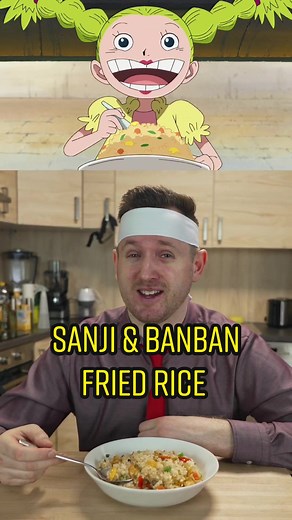 Sanji & Banban Fried Rice Recipe | One Piece Episode 319