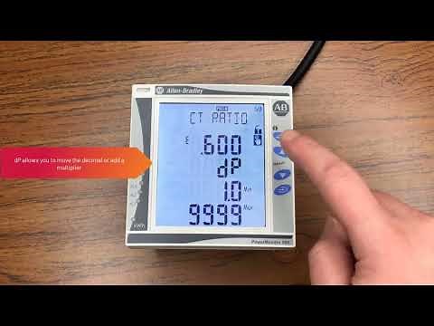 PowerMonitor 500 Navigation Menu Demonstration