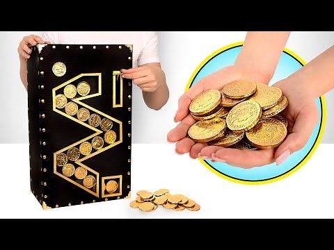 Pull The Lever Of This Vending Machine And Catch A Chocolate Coin