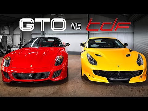 Ferrari 599 GTO vs Ferrari F12 tdf - Should you buy both?