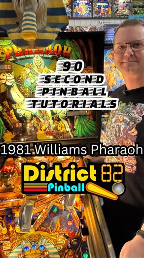-90 Second Gameplay Tutorial for 1981 Williams Pharaoh Pinball Machine- If you like this tutorial please share it! 𝐃𝐢𝐬𝐭𝐫𝐢𝐜𝐭 𝟖𝟐 𝐏𝐢𝐧𝐛𝐚𝐥𝐥 𝐀𝐫𝐜𝐚𝐝𝐞 𝐡𝐚𝐬 𝐨𝐯𝐞𝐫 𝟏𝟎𝟎 𝐏𝐢𝐧𝐛𝐚𝐥𝐥 𝐌𝐚𝐜𝐡𝐢𝐧𝐞𝐬 𝐚𝐥𝐥 𝐬𝐞𝐭 𝐨𝐧 𝐅𝐫𝐞𝐞 𝐏𝐥𝐚𝐲! Pay one low admission price and play as much as you want for an hour or all day. District 82 is located in De Pere, WI. Only 15 minutes from Lambeau Field. Current Full Game List Here: https://district82.com/game-list/ #arcade, #greenbay, #pi