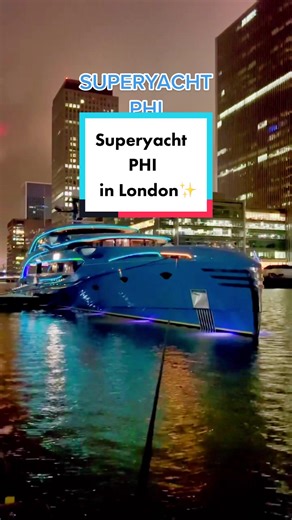 Luxury Yacht PHI in London - Experience the Ultimate Elegance