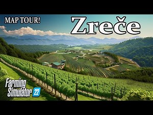 ‘NEW’ (SLOVENIAN) MOD MAP “Zreče” TOUR! ON Farming Simulator 22 (Review) PS5.