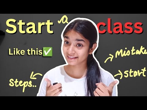 Start Your Class the RIGHT Way ✅ | Don’t Make This Mistake! 🔥