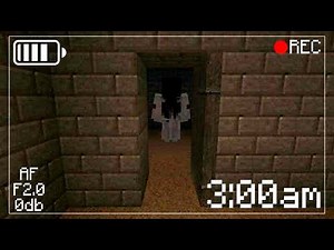 WORLD'S SCARIEST HORROR GAME IN MINECRAFT AT 3AM! (DANGEROUS)