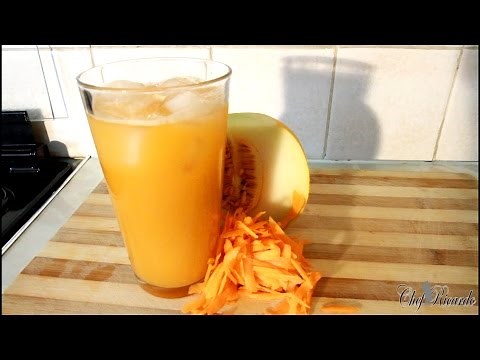 Galia Melon And Carrot Juice | Recipes By Chef Ricardo