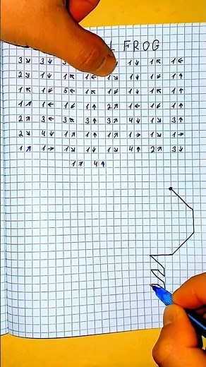 Draw a COOL CRAB using the Number Code! 🦀 | Easy Step-by-Step Grid Art