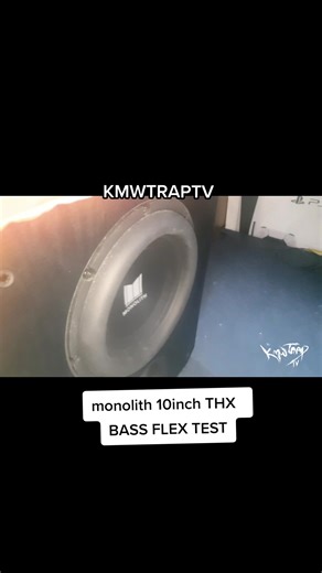 Monolith 10-Inch THX Subwoofer Bass Flex Test
