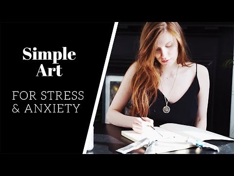 5 MIN Mindful Art: simple exercise for stress & anxiety