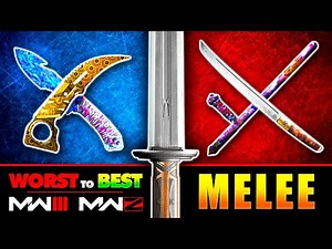 Melee Weapons Ranked WORST to BEST in MW3 Multiplayer & Zombies! [Modern Warfare III]