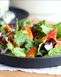 This amazing homemade Blue Cheese Dressing is creamy, a little chunky and loaded with awesome blue cheese flavor! We have made it more healthy by using Greek Yogurt in place of some of the mayonnaise and it is only 63 calories per serving! Serve it drizzled over a classic wedge salad or use it for dunking Buffalo Wings. DETAILS HERE -> https://www.healthyseasonalrecipes.com/blue-cheese-dressing/ | Healthy Seasonal Recipes