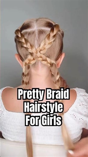 PRETTY BRAID FOR GIRLS | the products I use are in the description below ￼