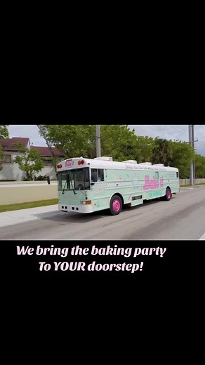 🚌🧁We bring the baking party to your doorstep! The first-ever baking party bus is now taking resevations. We make, bake, and decorate inside the bus. Cupcakes, cookies, donuts, and more we making a baking party easy and convenient. Bake It on Wheels is a unique and sweet party experience. 🍩 Book Us Today! Bakeitonwheels.com