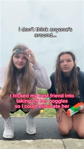 Her devious laugh at the end 😂