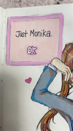 Just Monika ❤️ #ddlc #dokidokiliteratureclub #monika #art