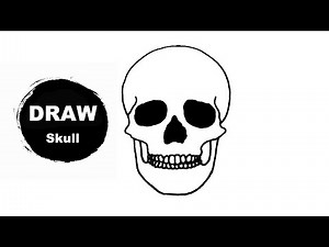 Easy Skull Drawing | How To Draw A Skull Step By Step