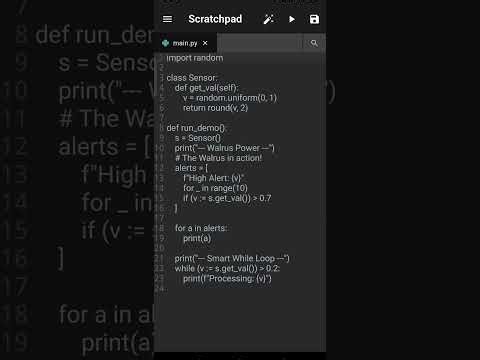 Python's WALRUS Operator: Stop Writing Redundant Code! 🐍📱
