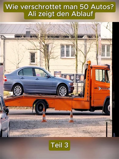 Verschrottung von 50 Autos: Der Ablauf erklärt