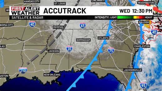 Cold air continues to push into Central Alabama this afternoon. It may feel like it is in the 30s this evening. We will likely see lows in the low to mid 30s Thursday morning with wind chills in the 20s. Bundle up and bring the pets inside! | Matt Daniel WBRC