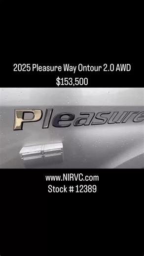44 reactions | This gorgeous 2025 Pleasure Way Ontour 2.0 AWD Class B...