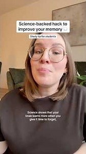 Science backed hack to improve your memory and remember more! #brainhacks #improvememory #studytips