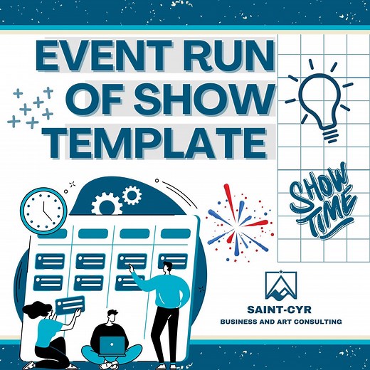 Event Run of Show Template - Etsy