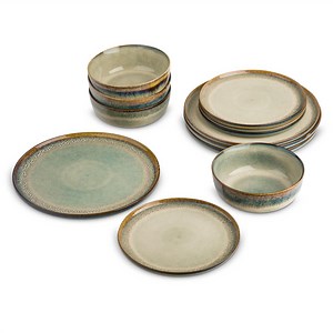Yellowstone 12-Piece Ceramic Dinnerware Set, Kayce Collection - Walmart.ca