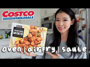 Costco Crab Cake MINIS oven or air fry or saute? trying Costco Phillip’s maryland style crab cake