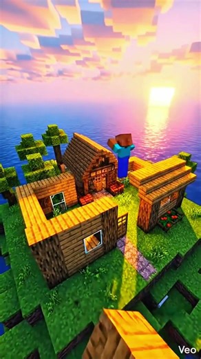 Small Island Dream Build in Minecraft 🌅 #shorts #viral #minecraft #trending