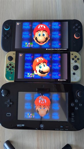 Super Mario 64- Nintendo Switch 2 vs Switch OLED Speed Comparison