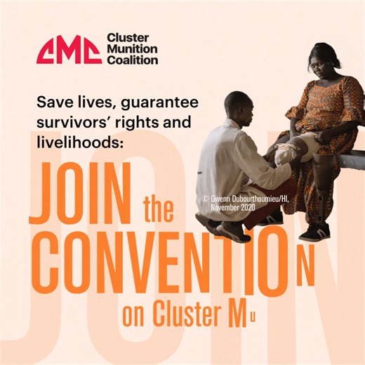 Read member US Cluster Munition Coalition's 14 June statement urging...