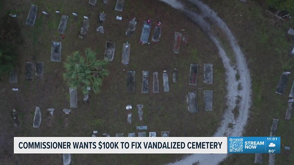 Manatee County commissioners to discuss Old Memphis Cemetery vandalism, repairs at meeting