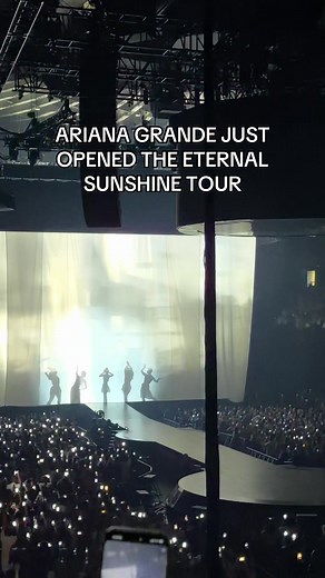 Ariana Grande Eternal Sunshine Tour opening — 'Yes And' moment